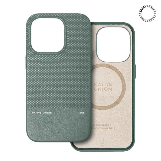 Native Union (RE)CLASSIC MagSafe Deksel til iPhone 15 Pro - Green Slate