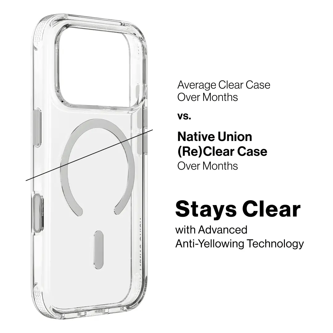Native Union Gjennomsiktig deksel til iPhone 18 Pro Max med MagSafe