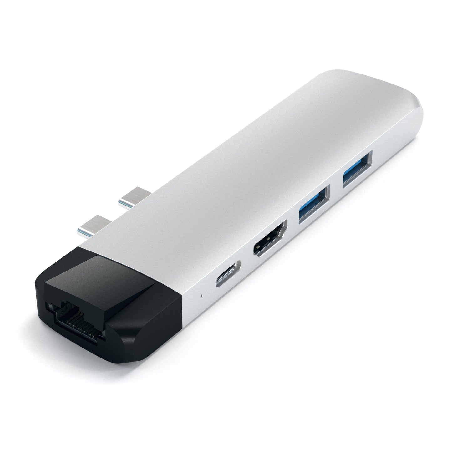 Satechi USB-C Pro Hub med Ethernet - Sølv