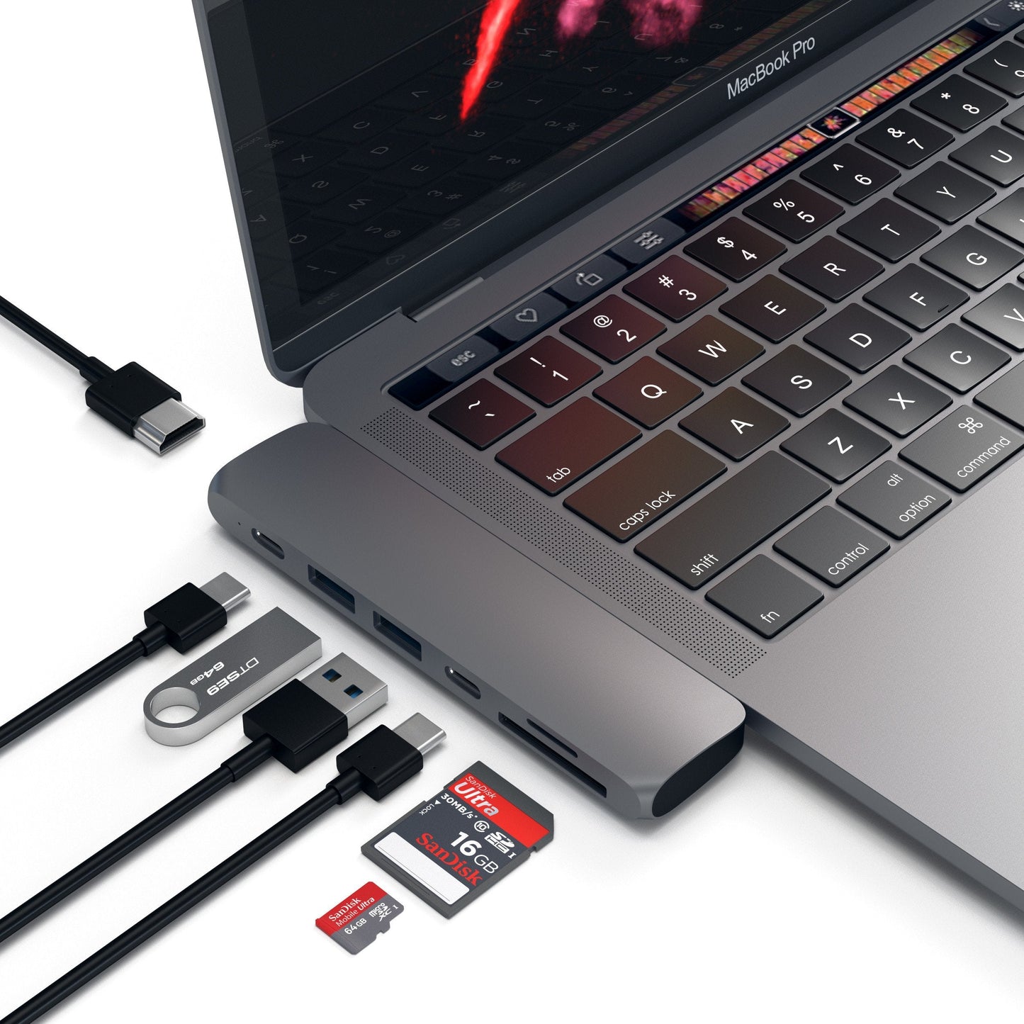 Satechi USB-C Pro Hub - Stellargrå