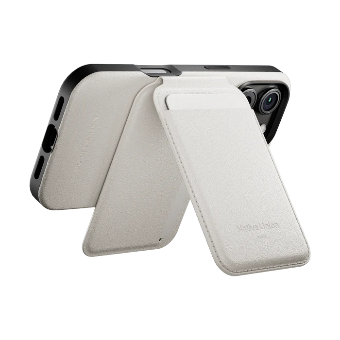 Native Union Active Wallet Stand MagSafe Kortholder - Sandstone