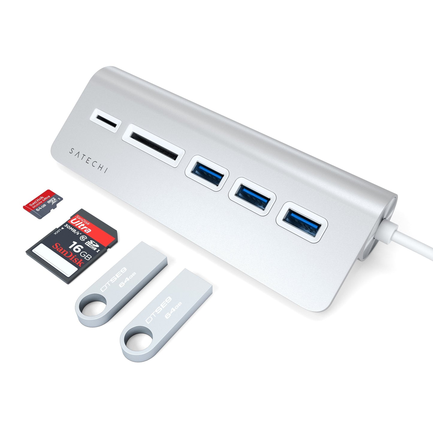Satechi USB-C Hub - Sølv