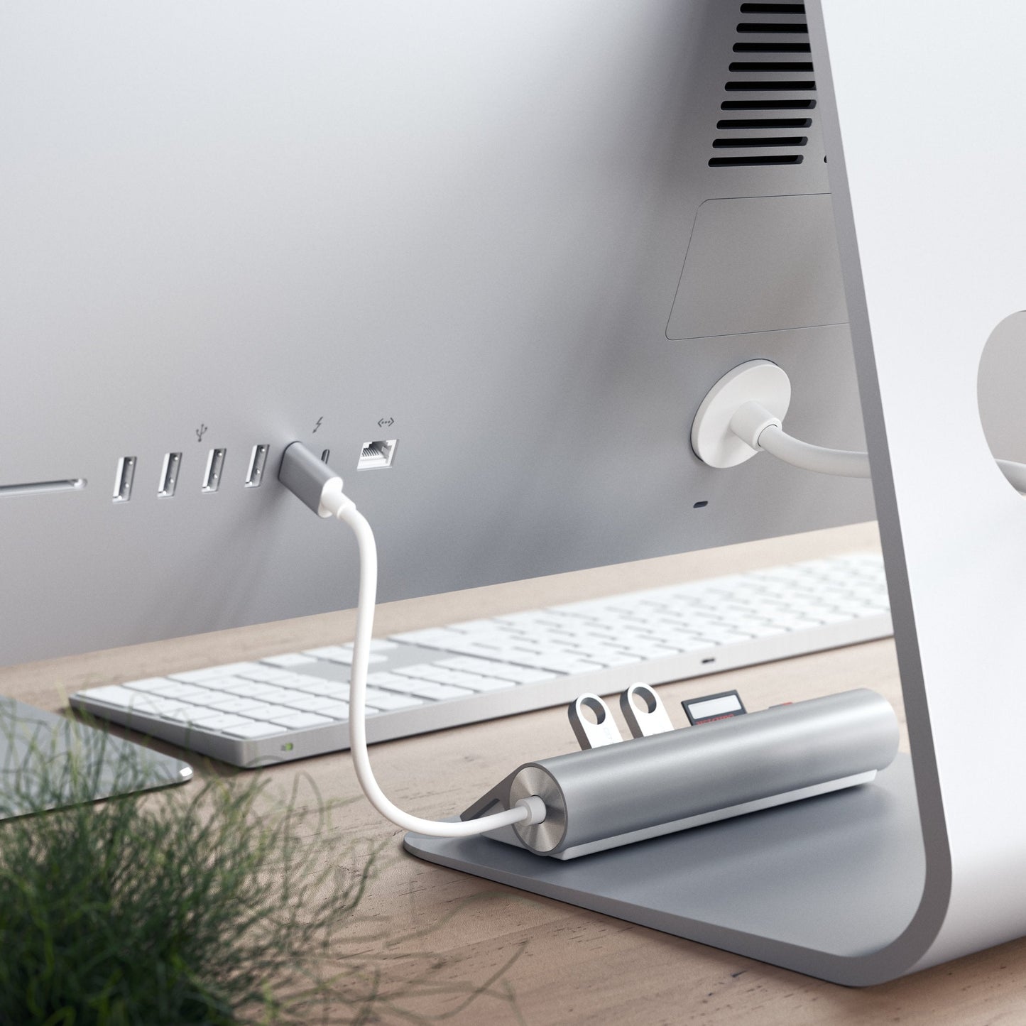 Satechi USB-C Hub - Sølv