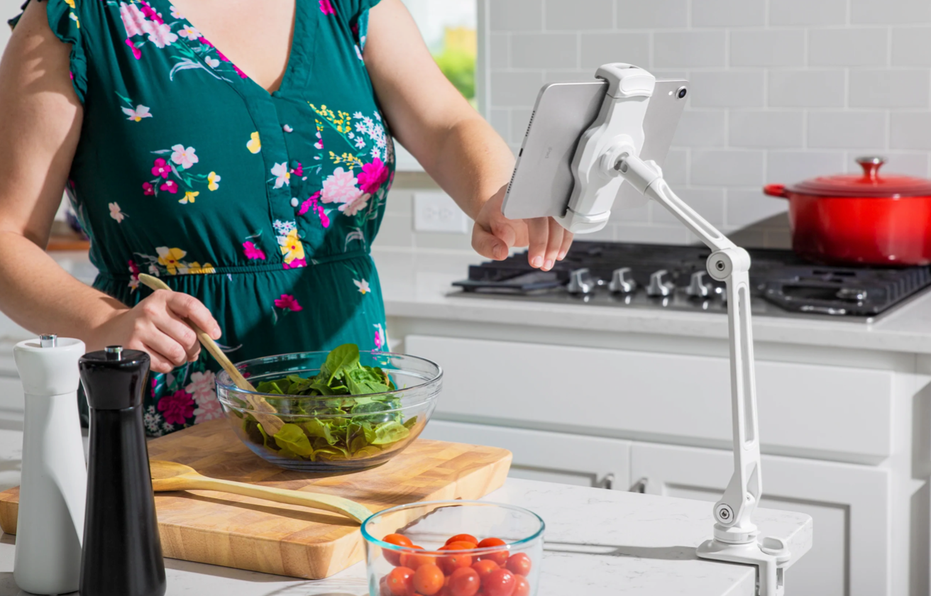 Twelve South HoverBar Duo 2. gen Stativ til iPad - Hvit