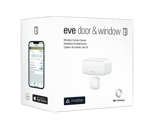 Eve Door & Window Trådløs Kontaktsensor m/ Matter