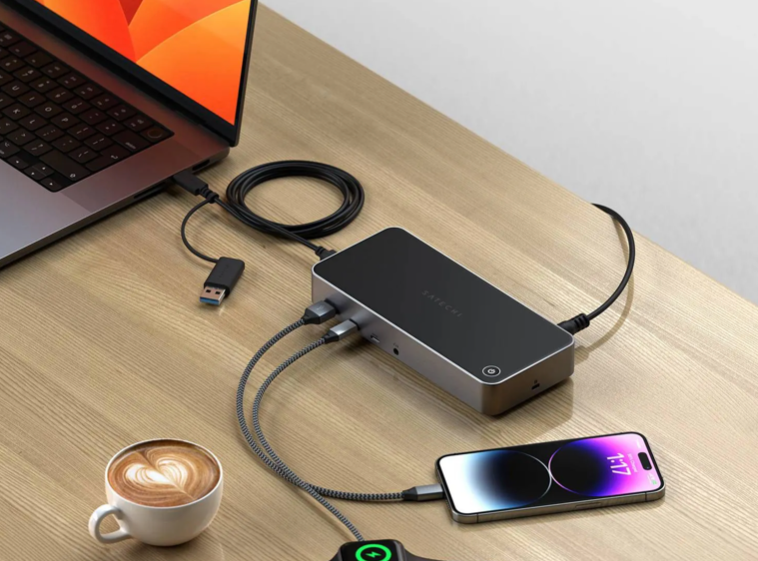 Satechi Triple 4K Display Dockingstasjon