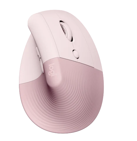 Logitech Lift Vertical Mus - Rosa