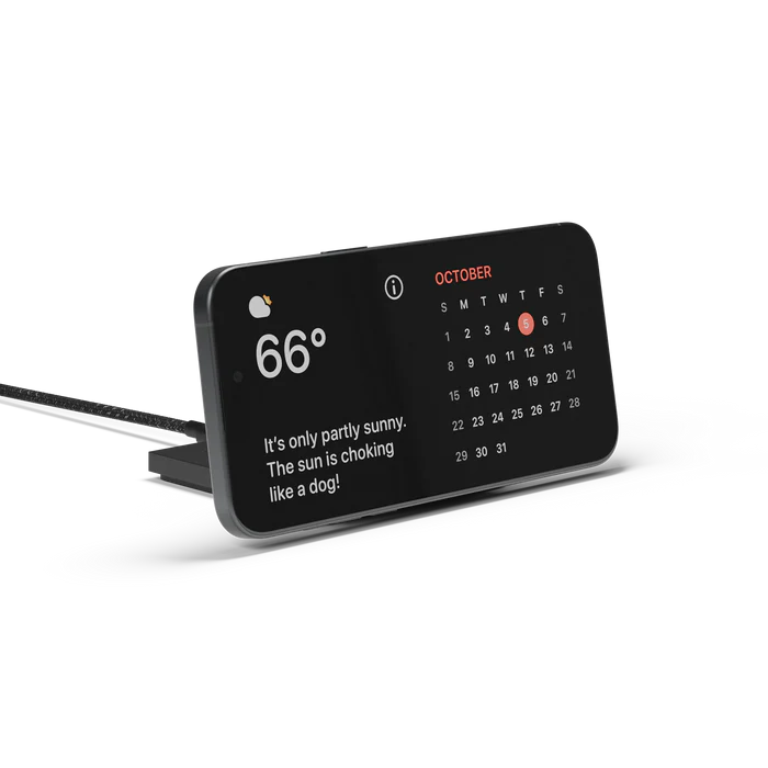 Native Union Rise Solo Qi2 Trådløs lader - Svart