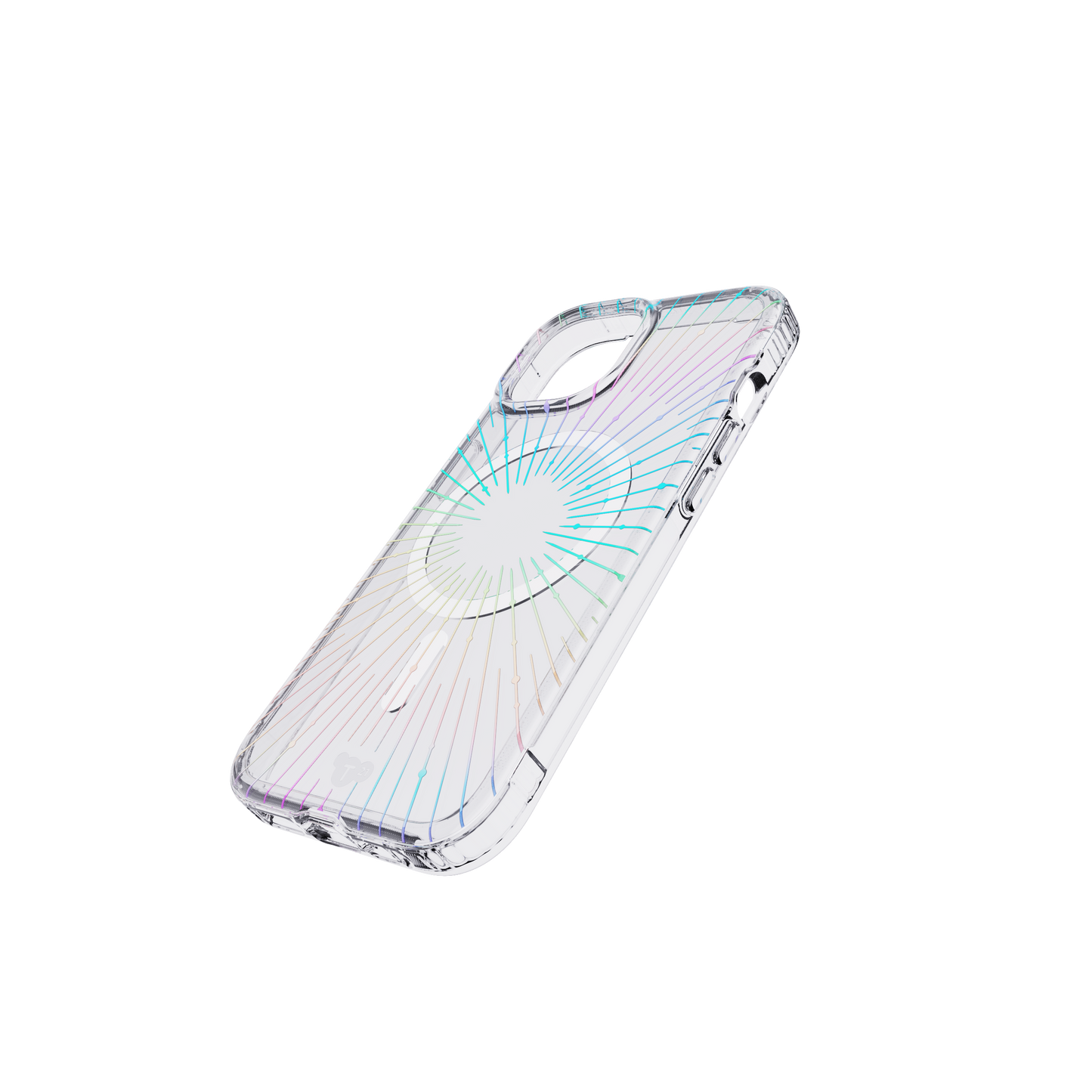 Tech21 Evo Clear Sparkle MagSafe Deksel til iPhone 15