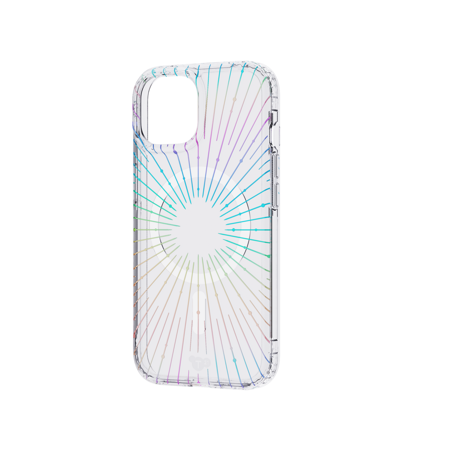 Tech21 Evo Clear Sparkle MagSafe Deksel til iPhone 15