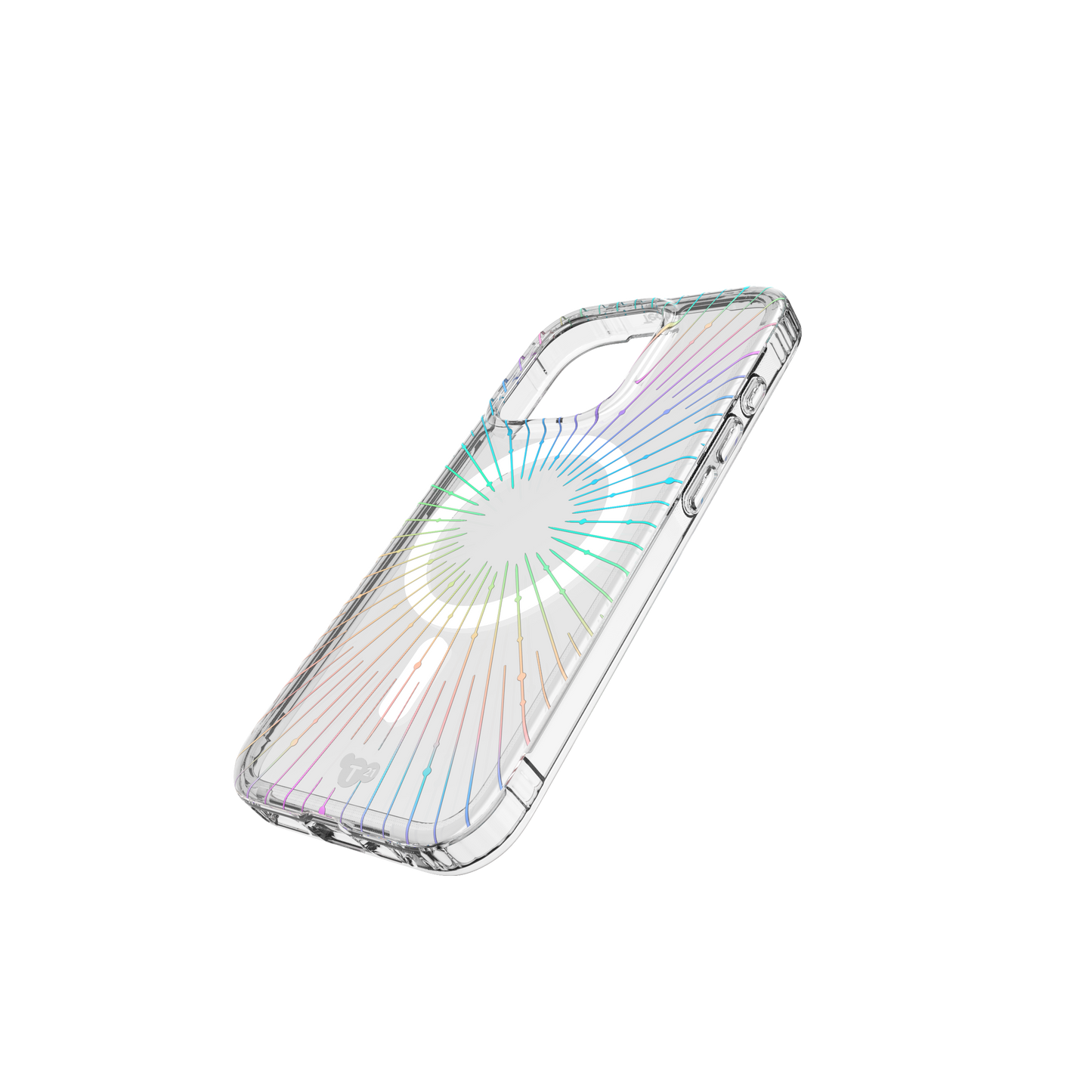 Tech21 Evo Clear Sparkle MagSafe Deksel til iPhone 15 Pro