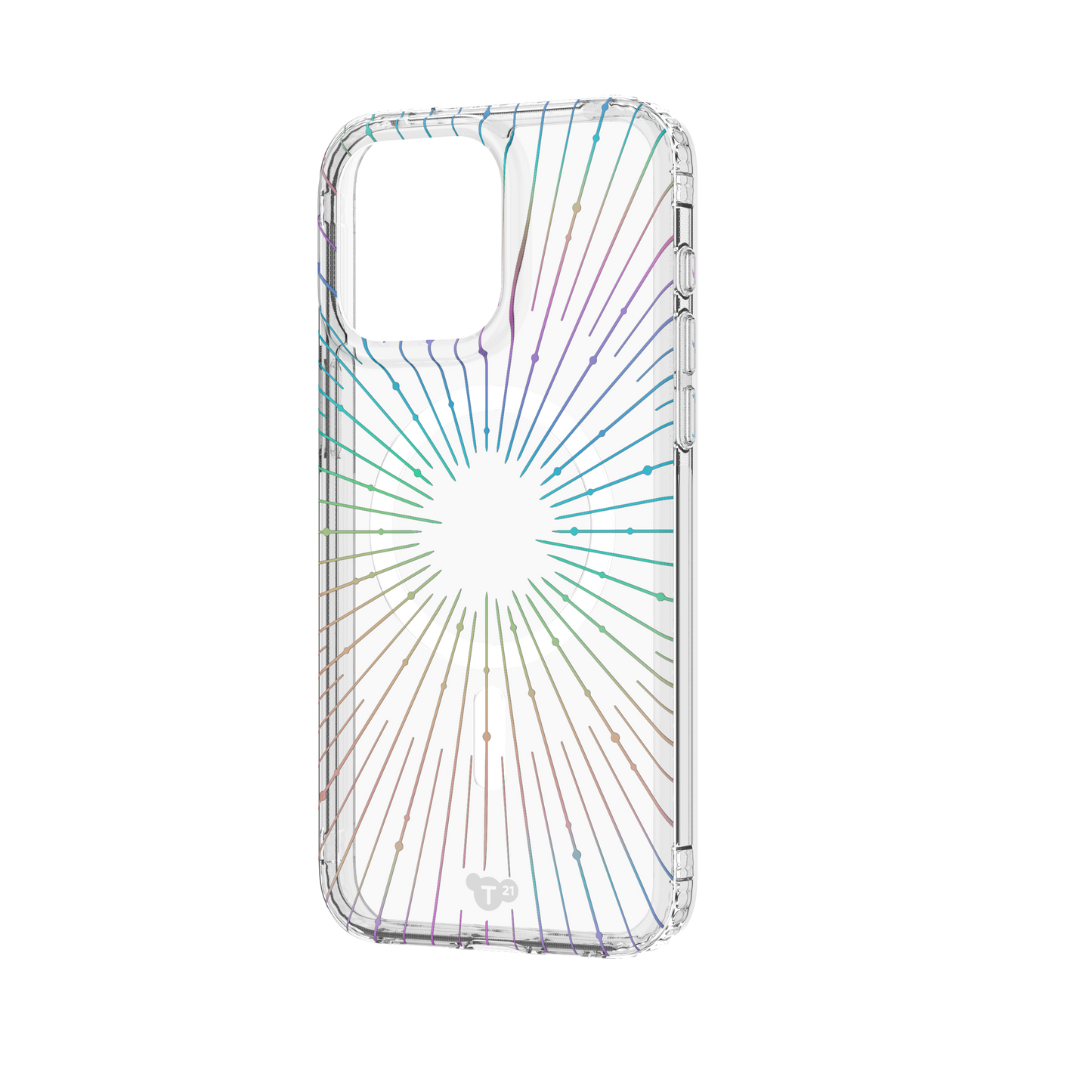 Tech21 Evo Clear Sparkle MagSafe Deksel til iPhone 15 Pro Max