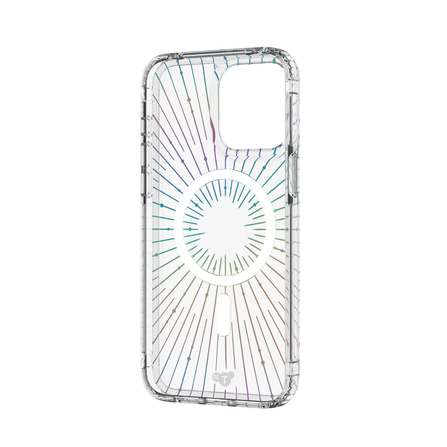 Tech21 Evo Clear Sparkle MagSafe Deksel til iPhone 15 Pro Max