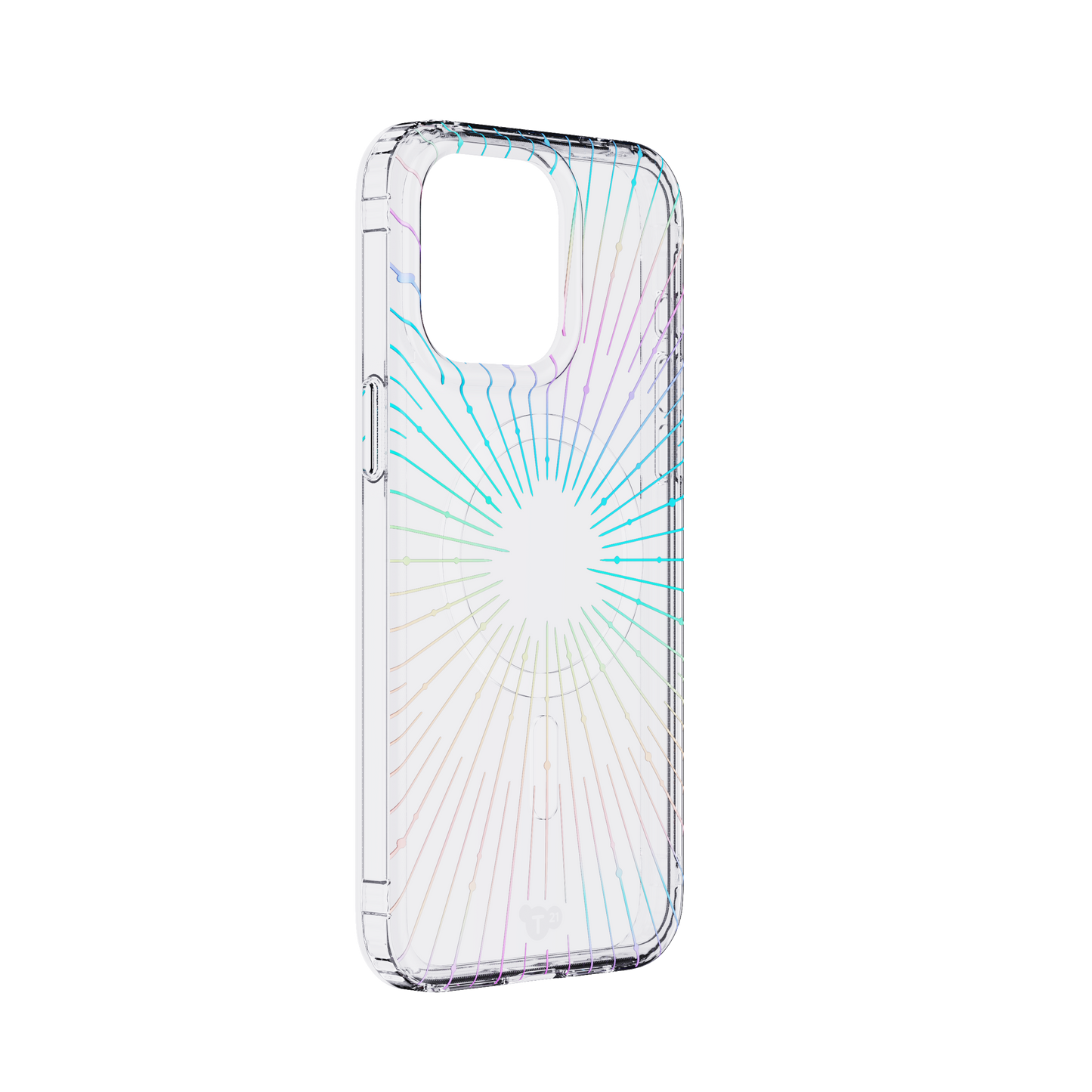 Tech21 Evo Clear Sparkle MagSafe Deksel til iPhone 15 Pro Max