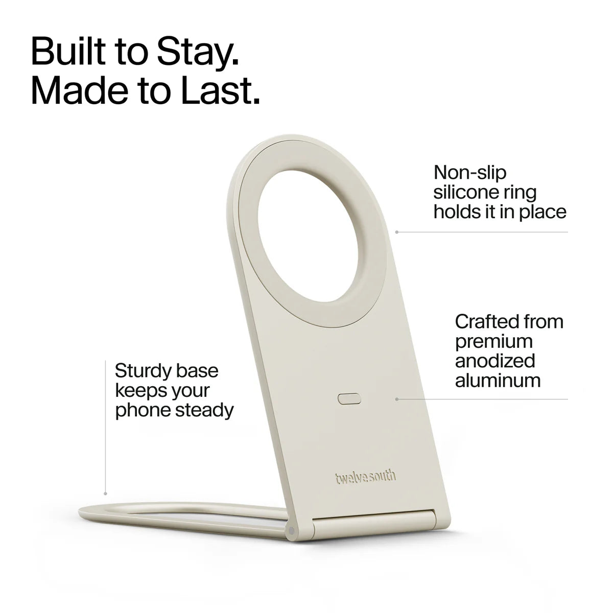 Twelve South Curve Nano Stativ til iPhone - Dune