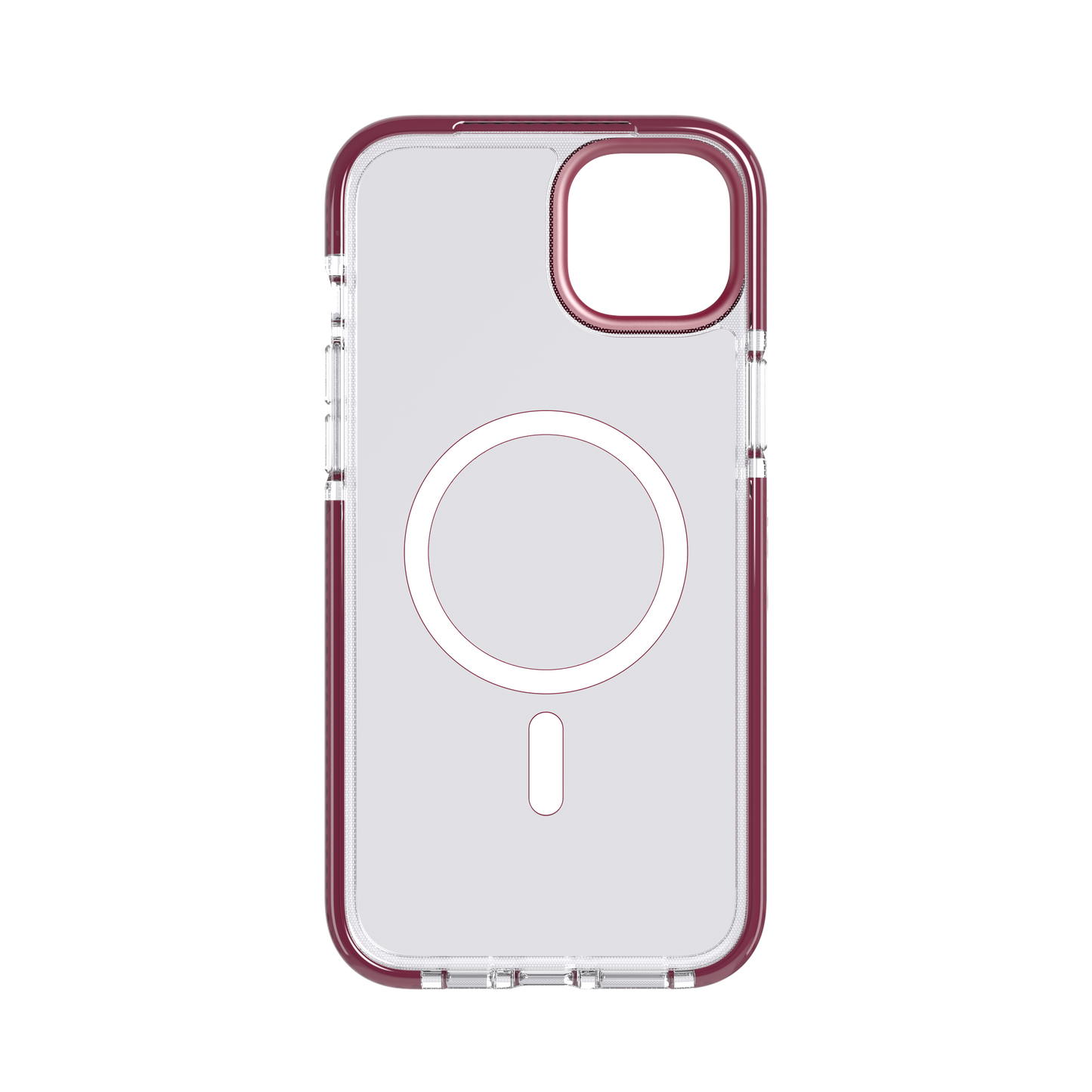 Tech21 EvoCrystal MagSafe deksel til iPhone 14 Plus - Burgunder