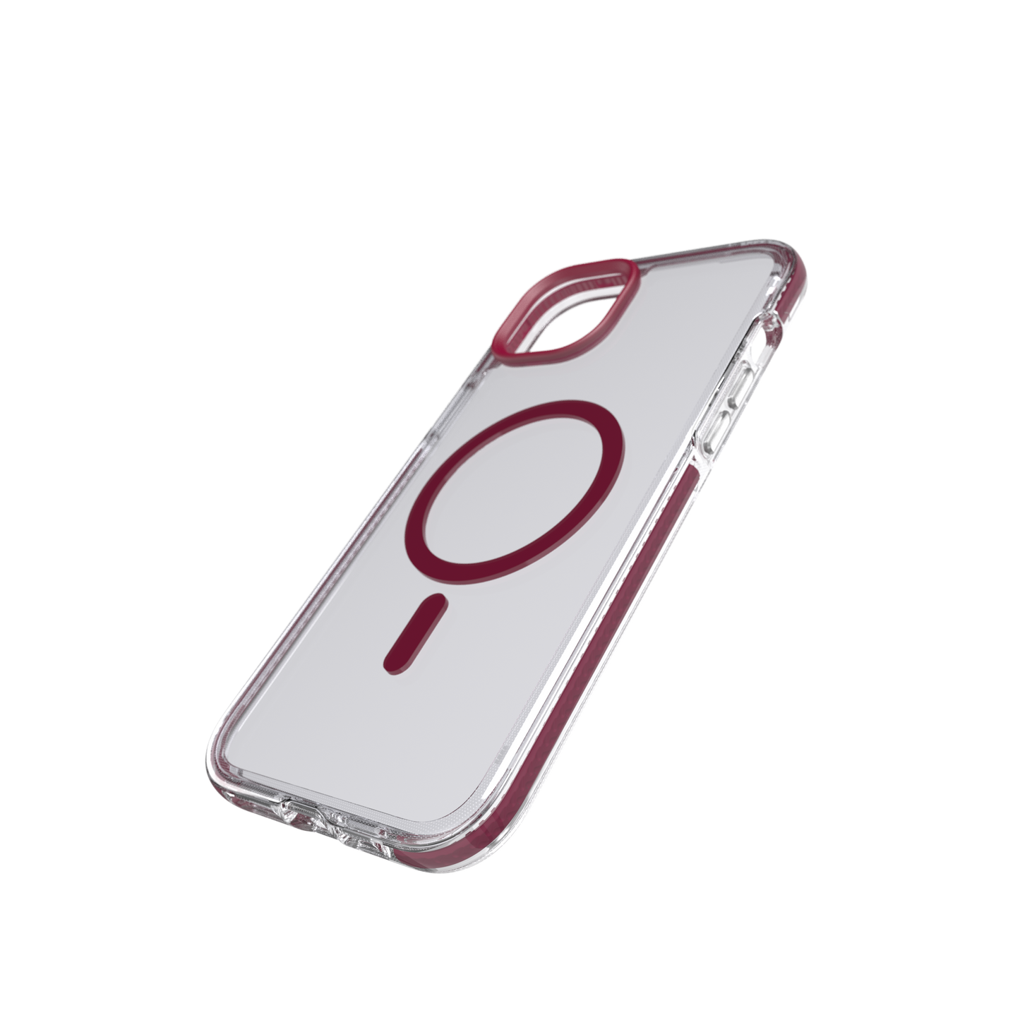 Tech21 EvoCrystal MagSafe deksel til iPhone 14 Plus - Burgunder