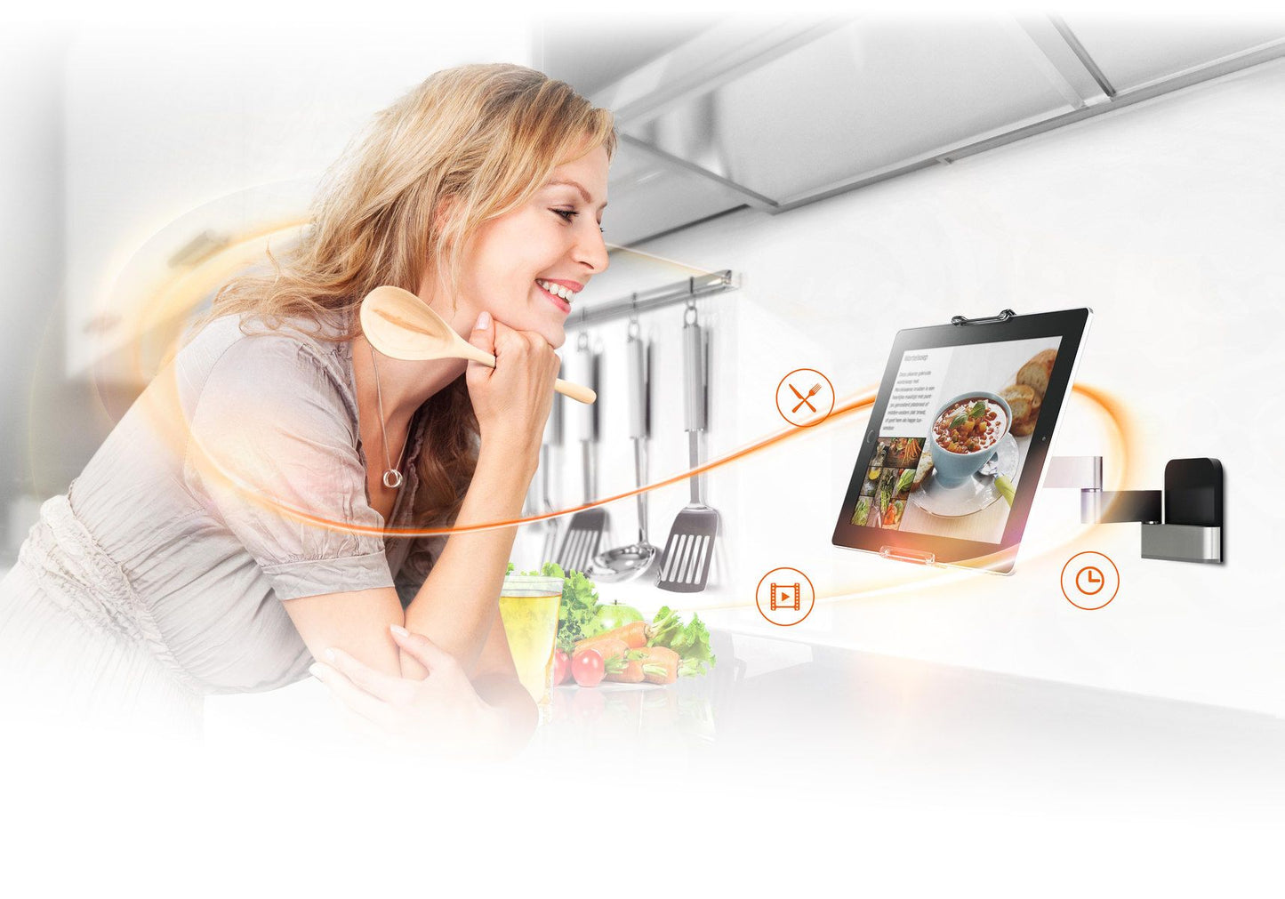 Vogels TMS 1030 Fleksibelt feste til iPad