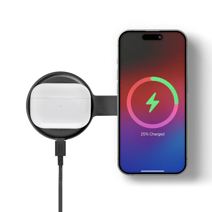 Native Union Voyage 2-in-1 Trådløs Lader - Svart