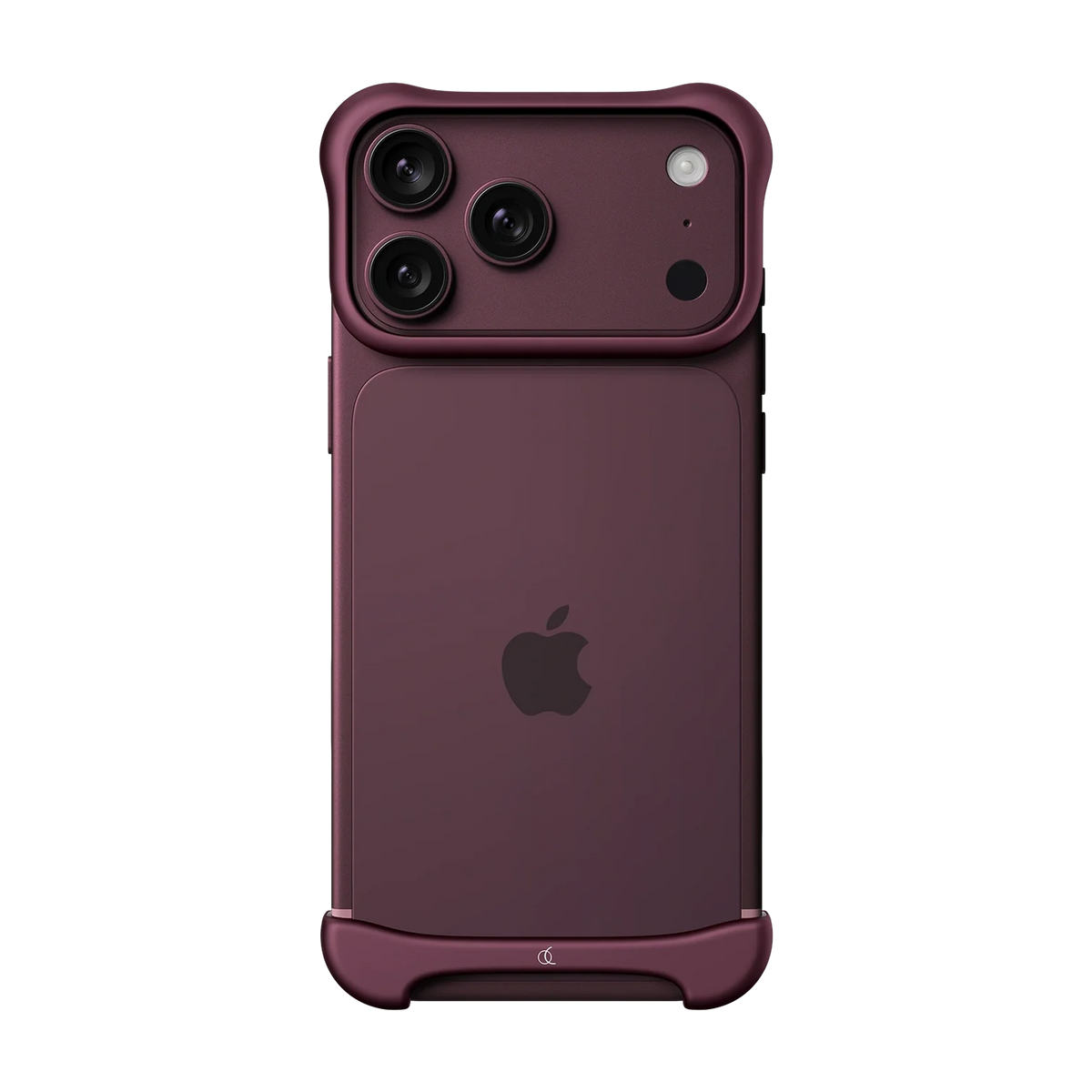 Arc Pulse Deksel i Aluminium til iPhone 18 Pro Max - Matt mørk rød
