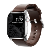 Nomad 49/46 mm moderne skinnrem med blank spenne - Brun