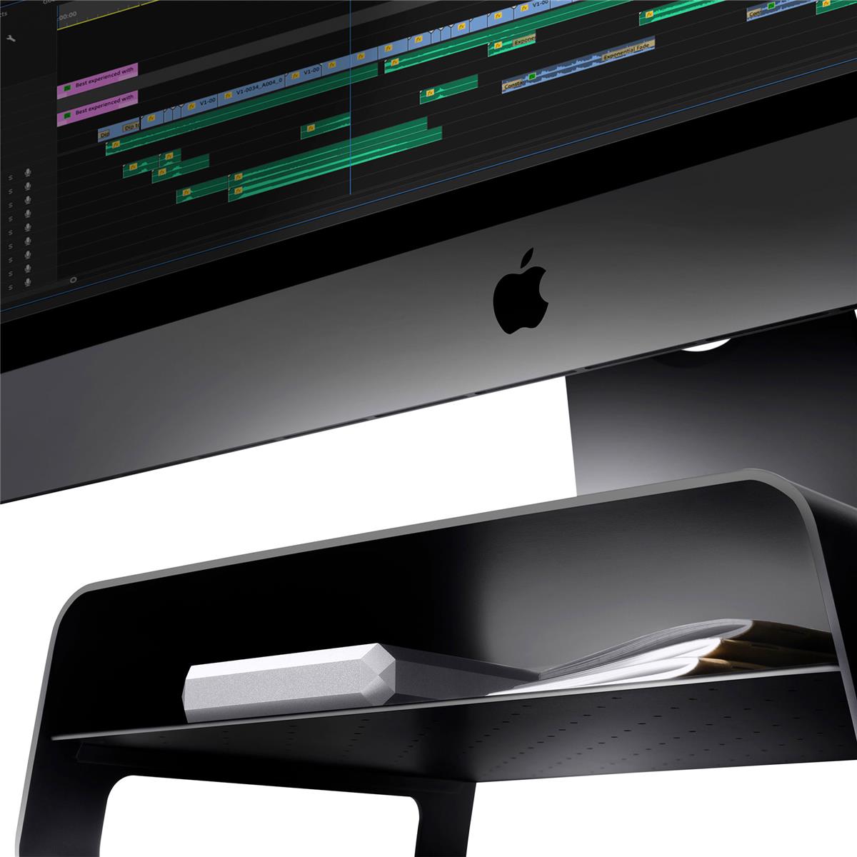 Twelve South Curve Riser stativ for iMac og skjermer - Svart