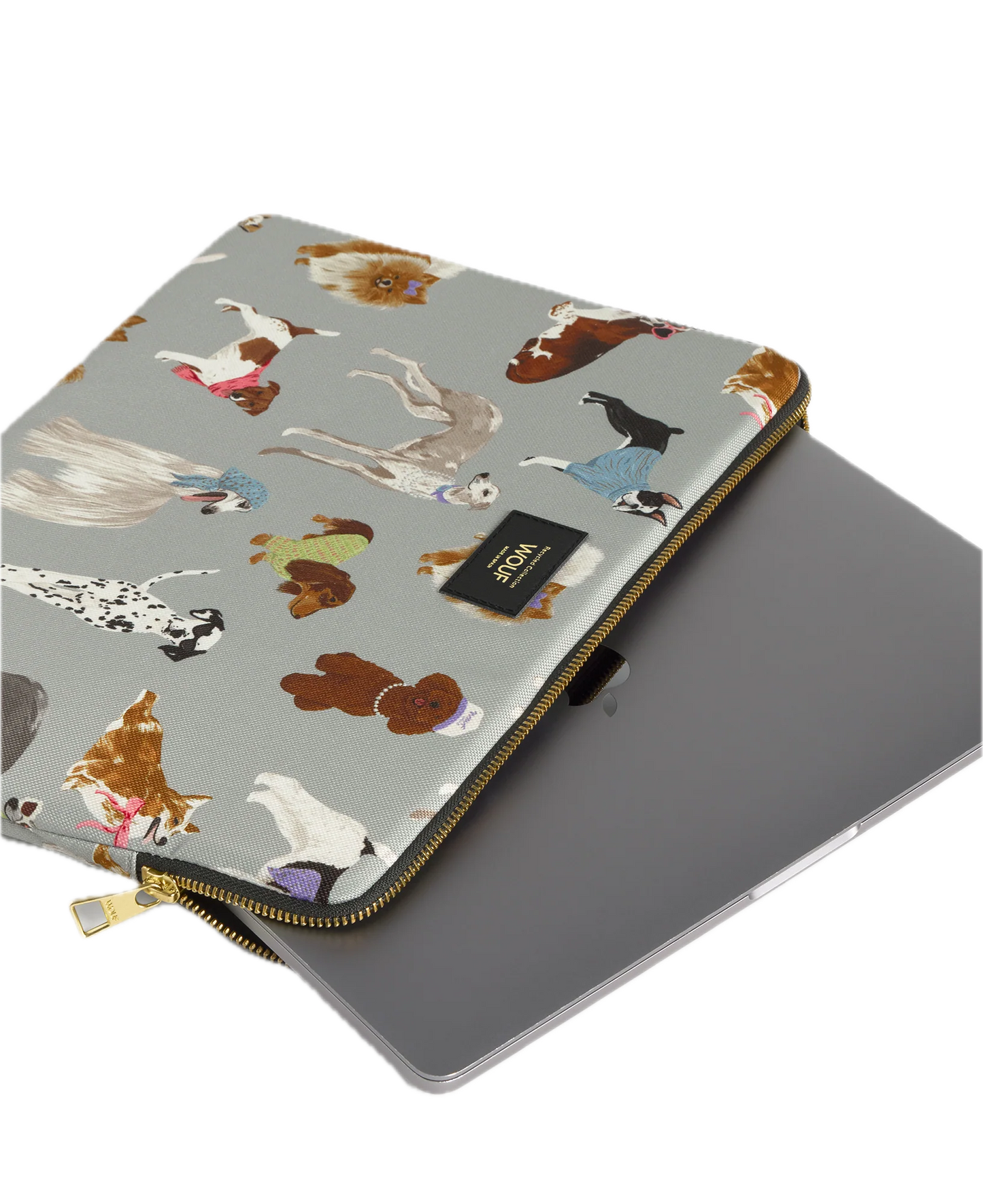 WOUF Mappe til MacBook 13/14" - Puppy