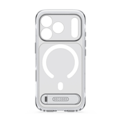 Decoded Hybrid MagSafe Deksel med Stativ til iPhone 18 Pro - Frostet hvit