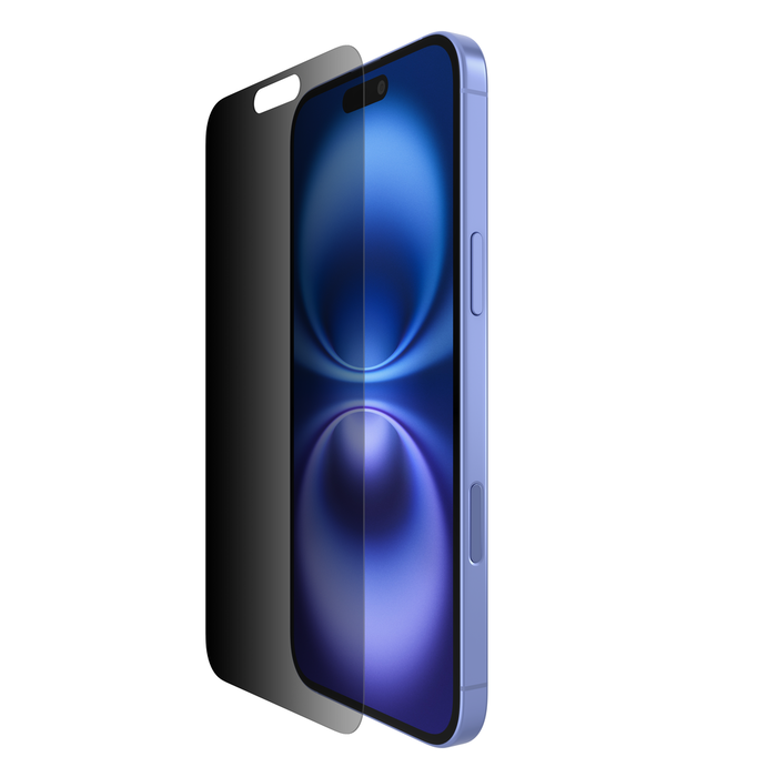 Belkin InvisiGlass Privacy Skjermbeskytter til iPhone 16+/15+/14 Pro Max