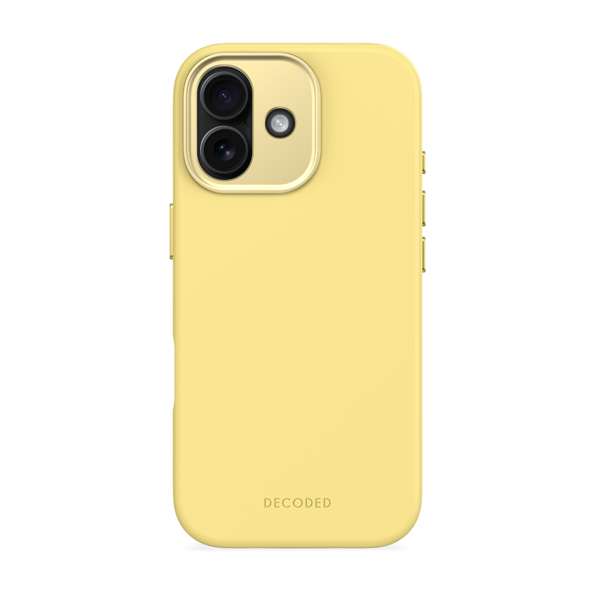 Decoded BackCover MagSafe Silikondeksel til iPhone 17 - Yuma Yellow