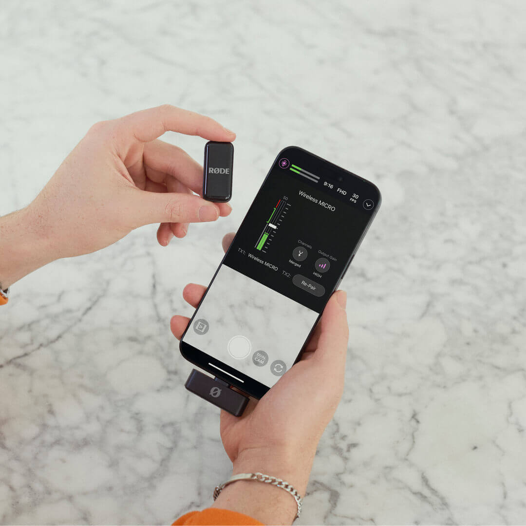 Røde Wireless Microphone Lightning - Svart