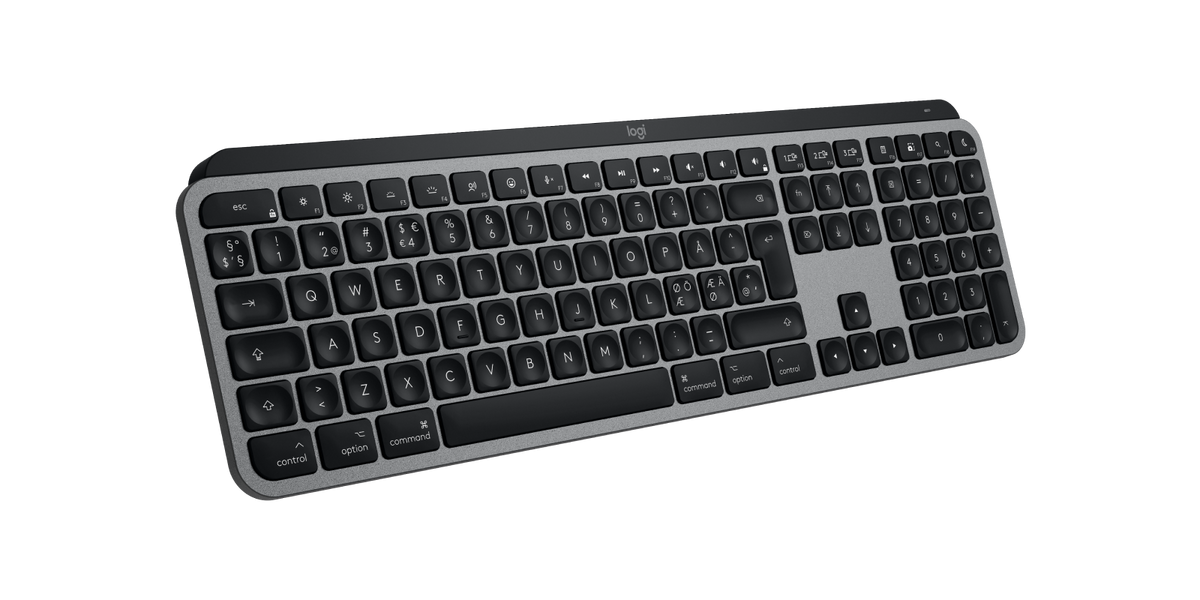 Logitech MX Keys S Tastatur for Mac - Sølvgrå