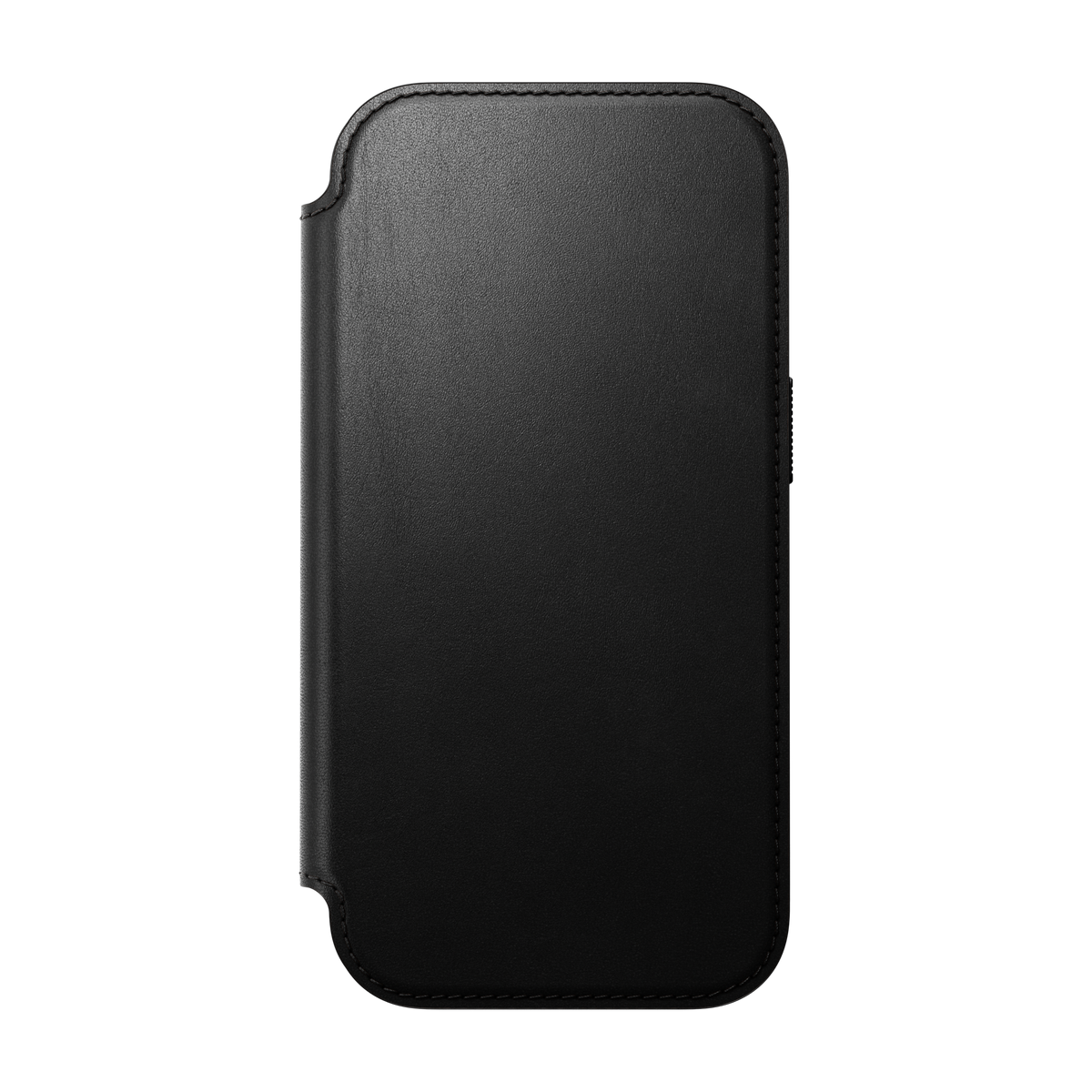 Nomad Lommebokdeksel i skinn med MagSafe til iPhone 18 Pro - Svart