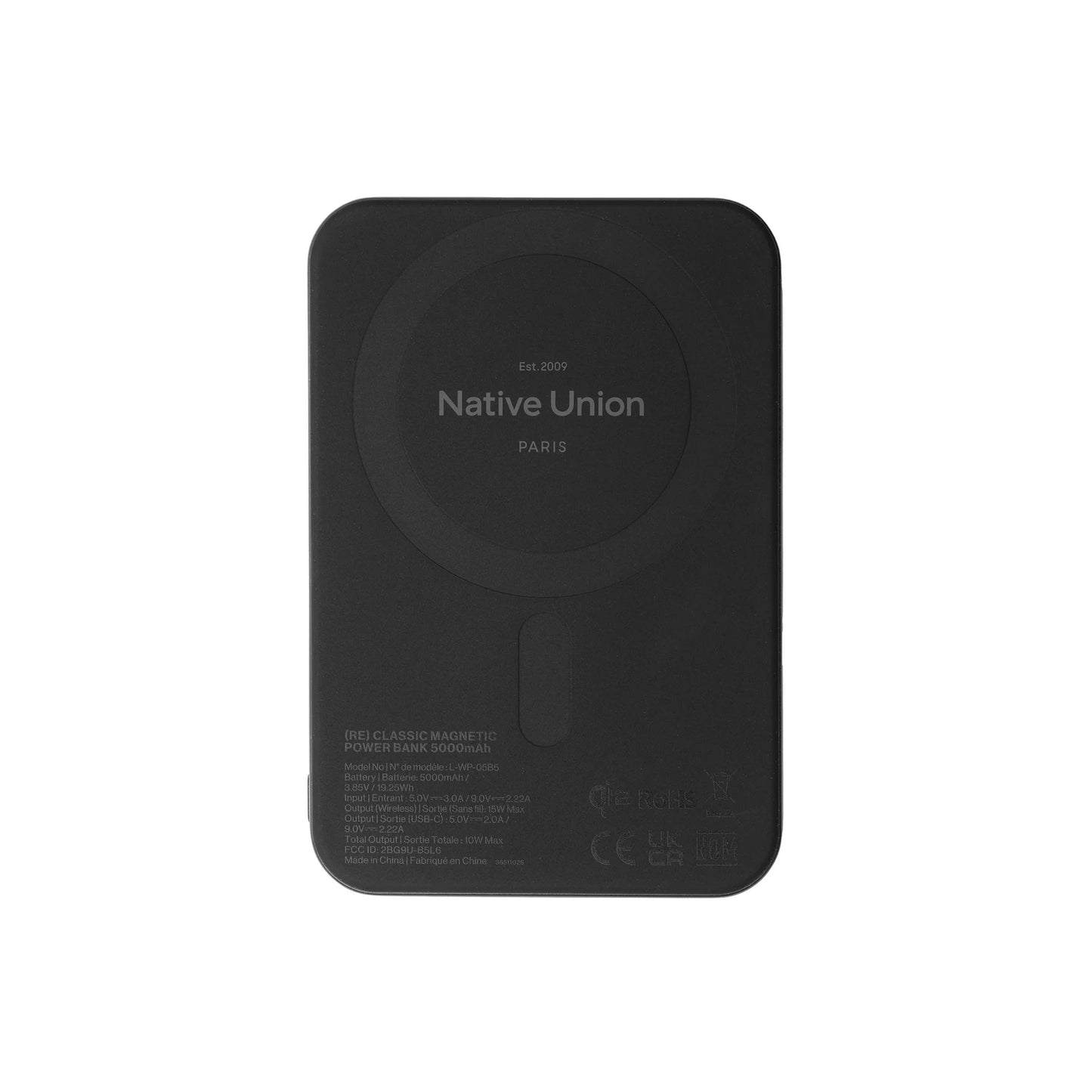 Native Union (RE)Classic 5000 mAh Magnetisk Qi2 Power Bank