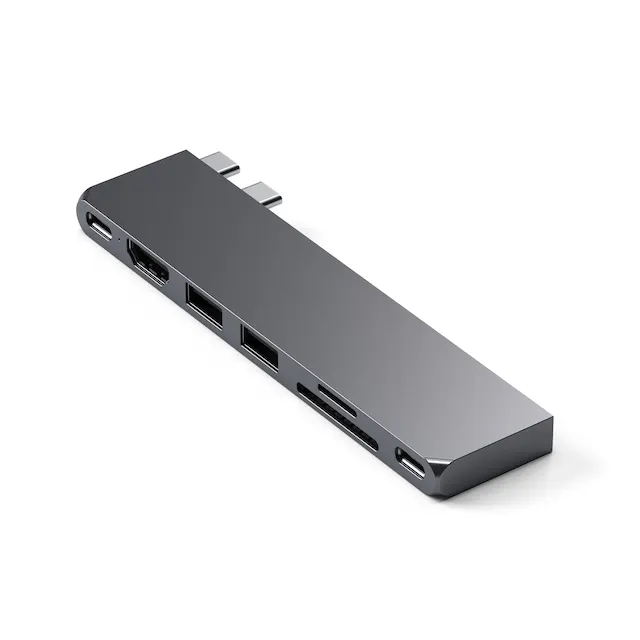 Satechi Pro Hub Slim Multiadapter - Stellargrå