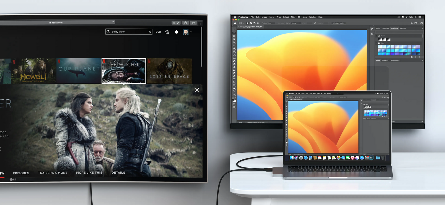 Satechi Pro Hub Slim Multiadapter - Stellargrå