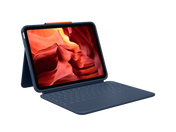 Logitech Rugged Combo 4 Tastatur til iPad A16 / (10. gen.) - Blå