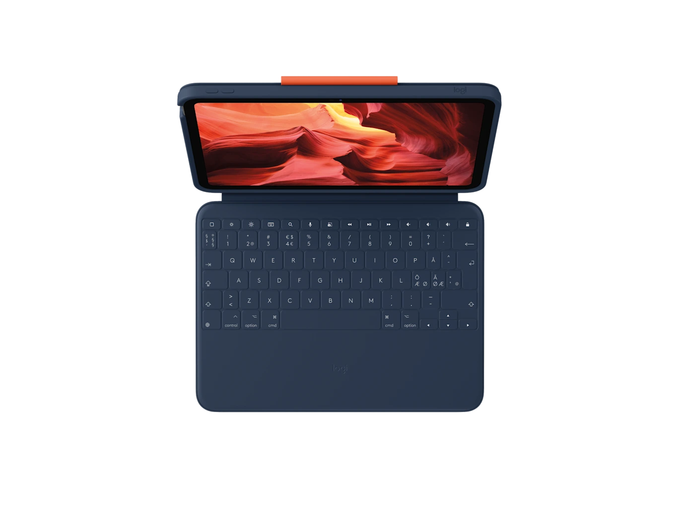 Logitech Rugged Combo 4 Tastatur til iPad A16 / (10. gen.) - Blå