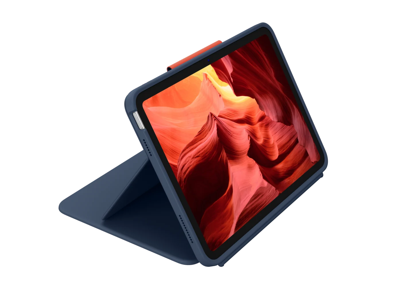 Logitech Rugged Combo 4 Tastatur til iPad A16 / (10. gen.) - Blå