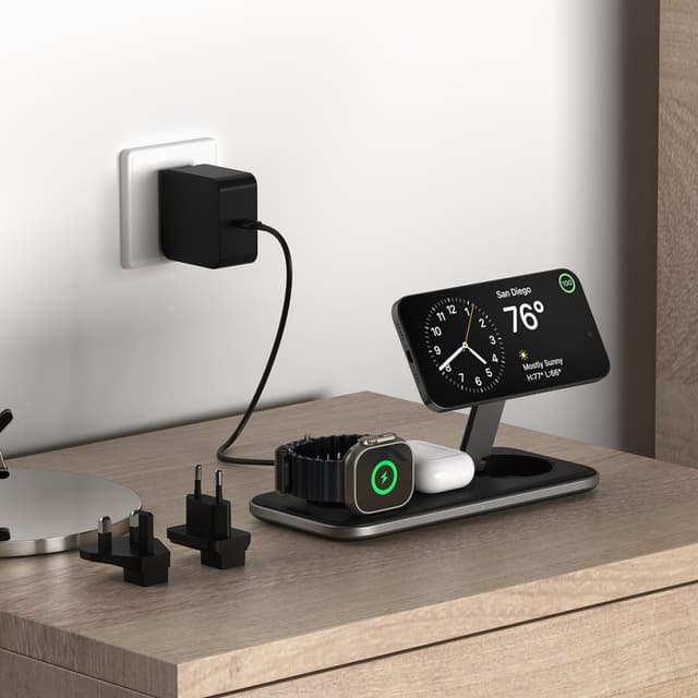 Satechi Qi2 Trio Trådløs Lader