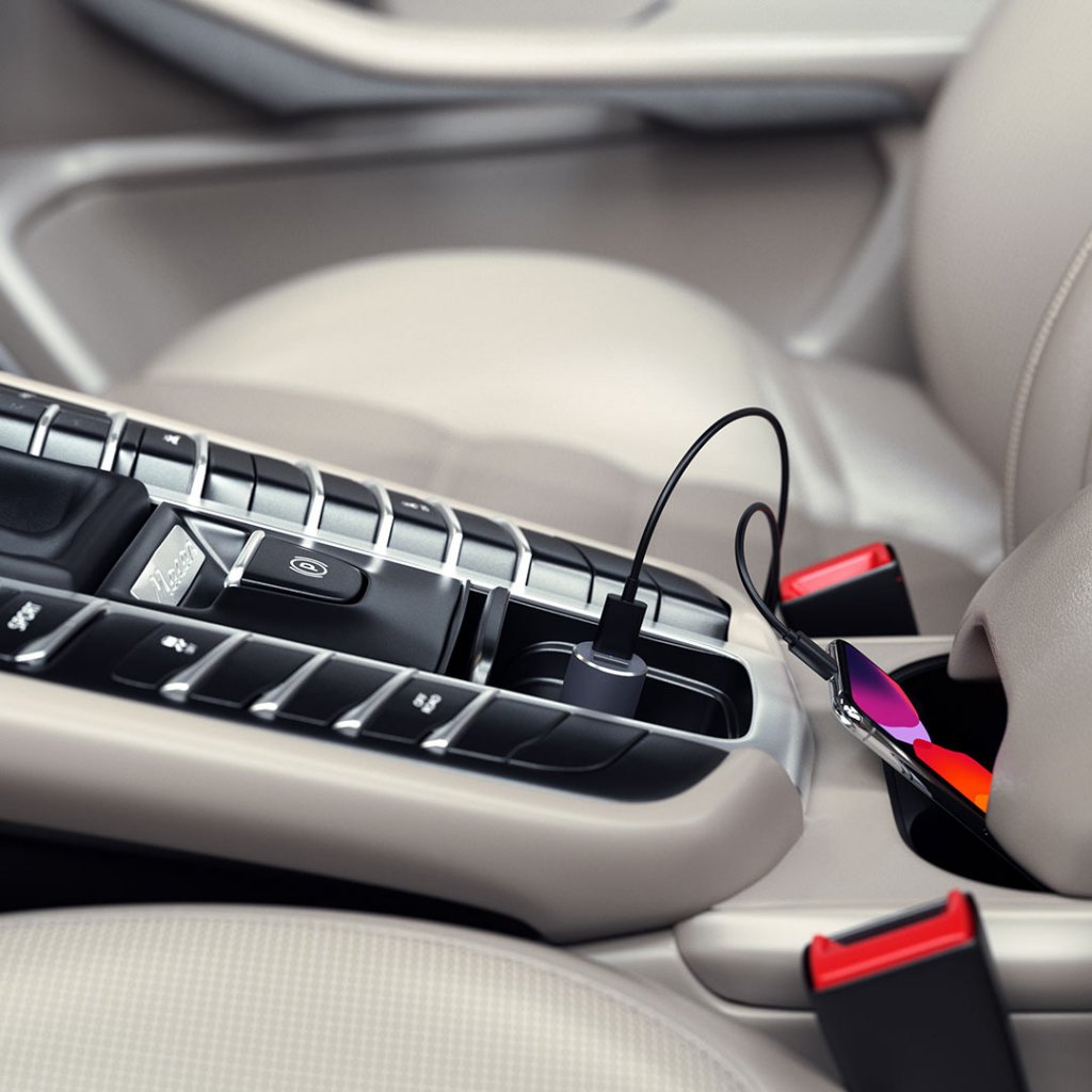 Satechi 72W USB-C + USB-A billader -  Stellargrå