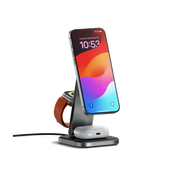 Satechi 3-i-1 Qi2 Sammenleggbart Trådløst Ladestativ
