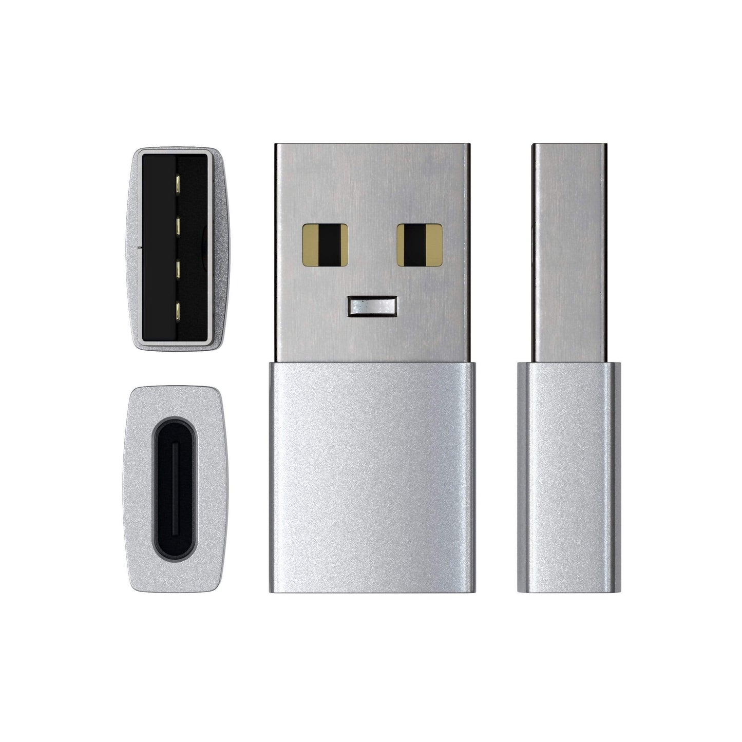 Satechi USB-A til USB-C adapter - Sølv
