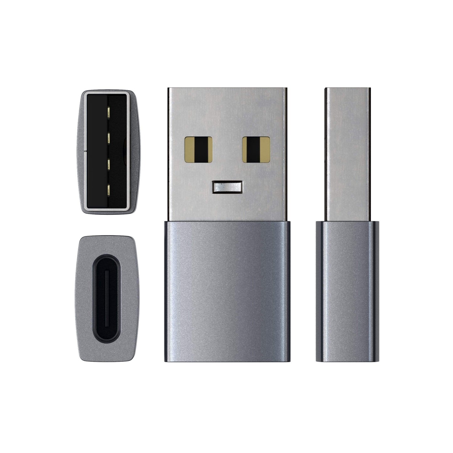 Satechi USB-A til USB-C adapter - Stellargrå