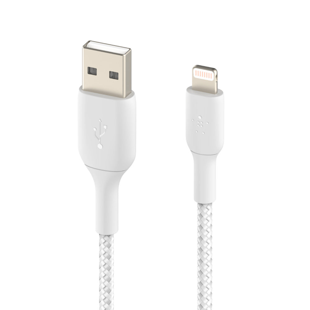 Belkin USB-A til Lightning ladekabel 1m - Hvit
