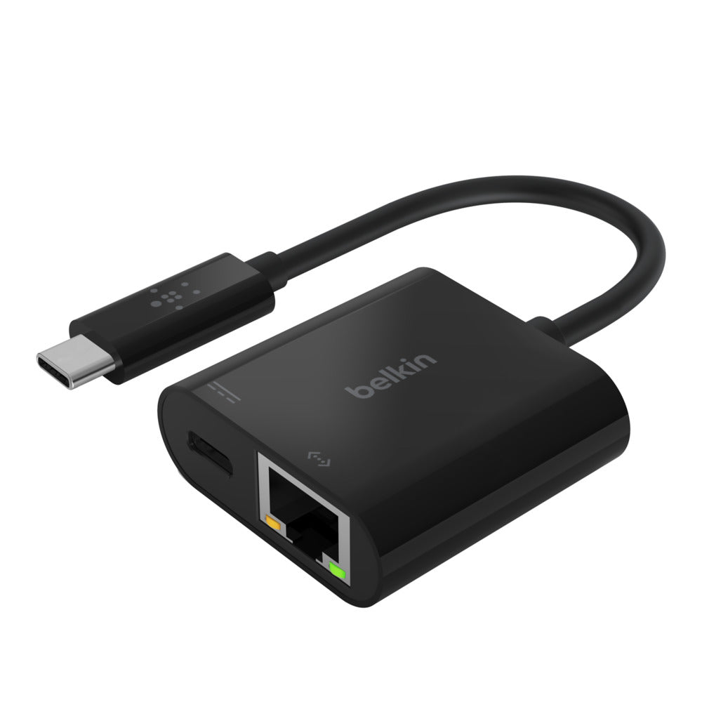 Belkin USB-C til Ethernet adapter med lading